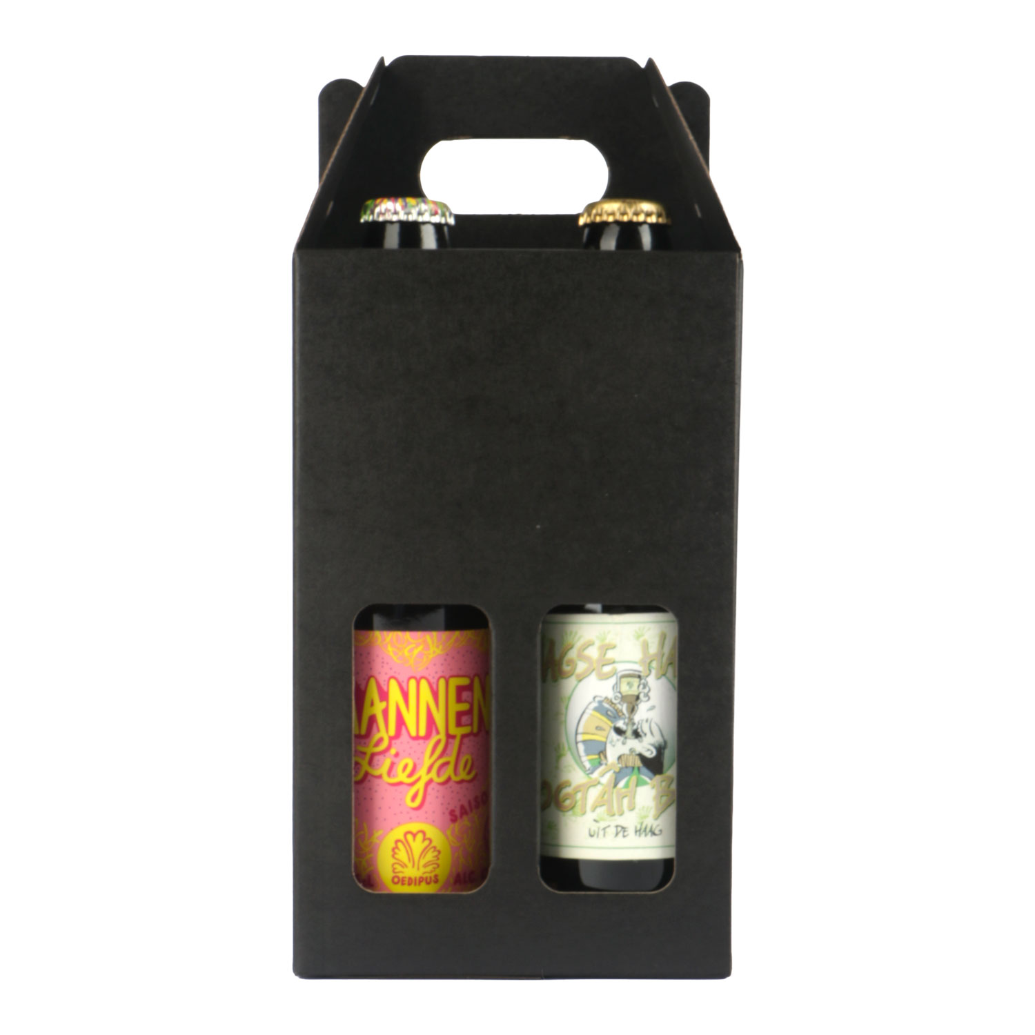 Afbeelding van Ds à 30 bierdoos 4 fles 33cl 13x13x21 cm zwart