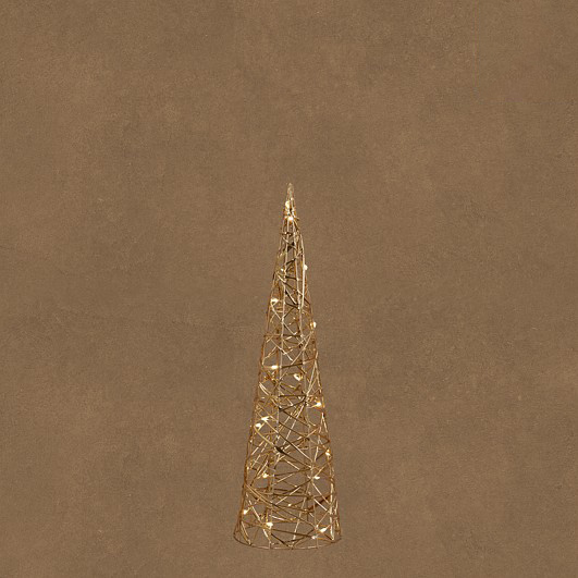 Afbeelding van Kegel 40x12 cm champagne met 20 leds