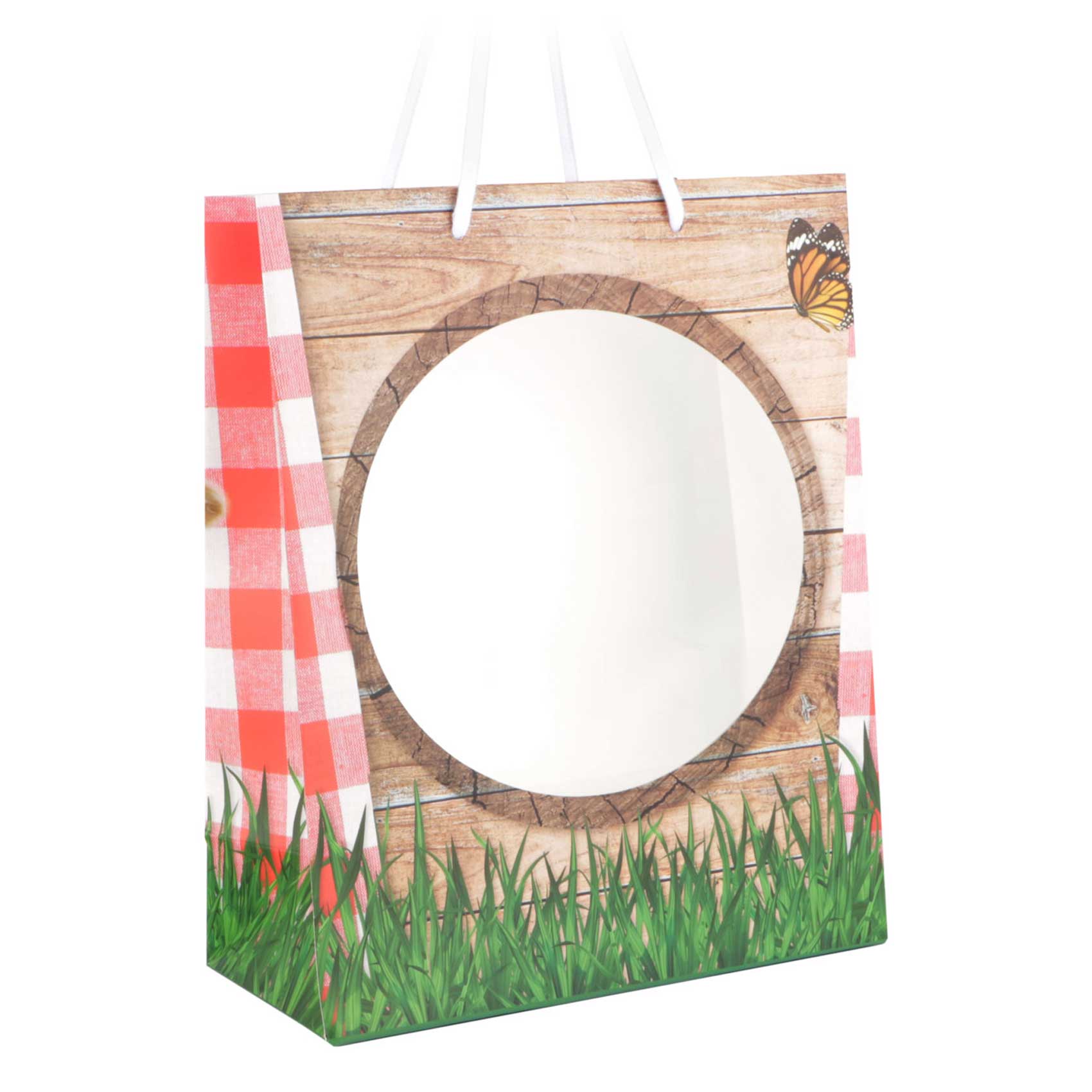 Picture of Ctn à 25 window bag 26+12x32 cm Farm large