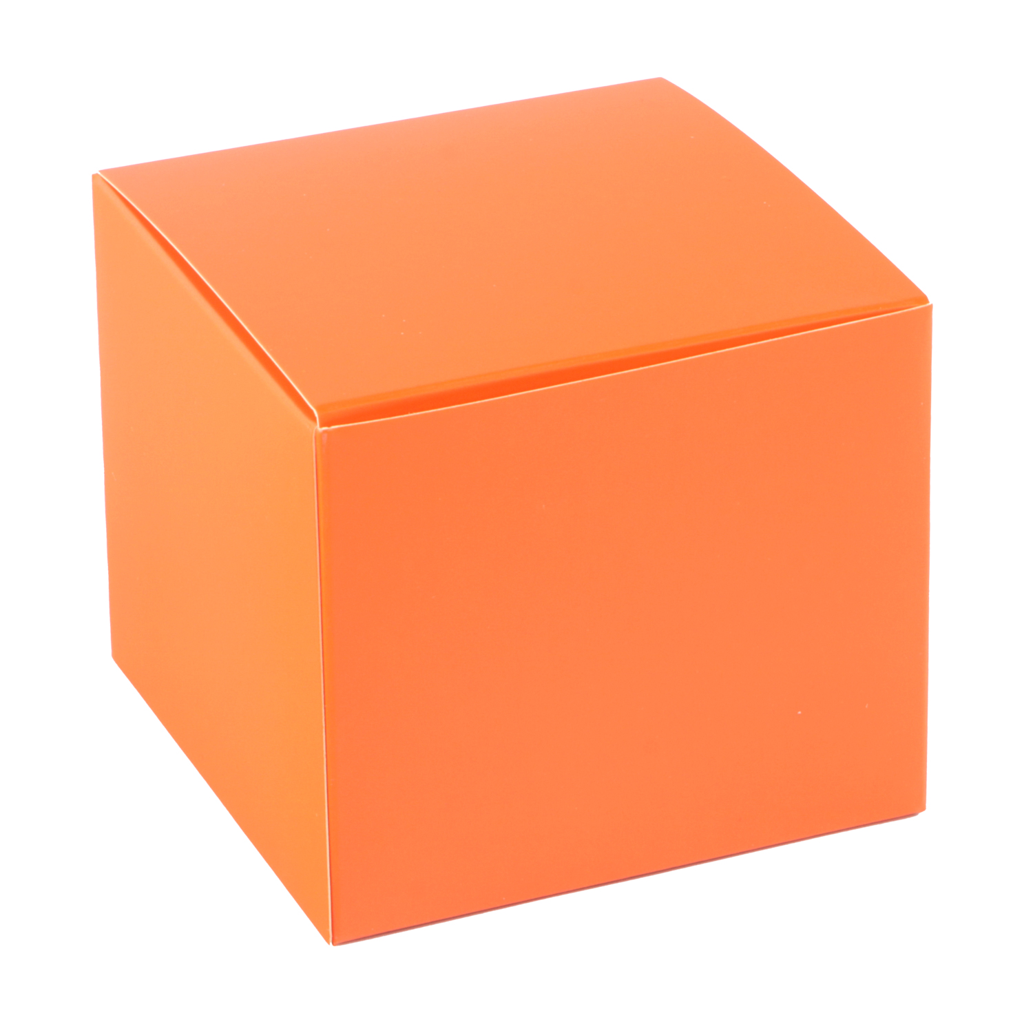 Picture of Ds à 50 kubus klepdoosje 500 gram mat oranje