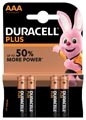 Afbeelding van Blister à 4 batterij Duracell aaa ultra power