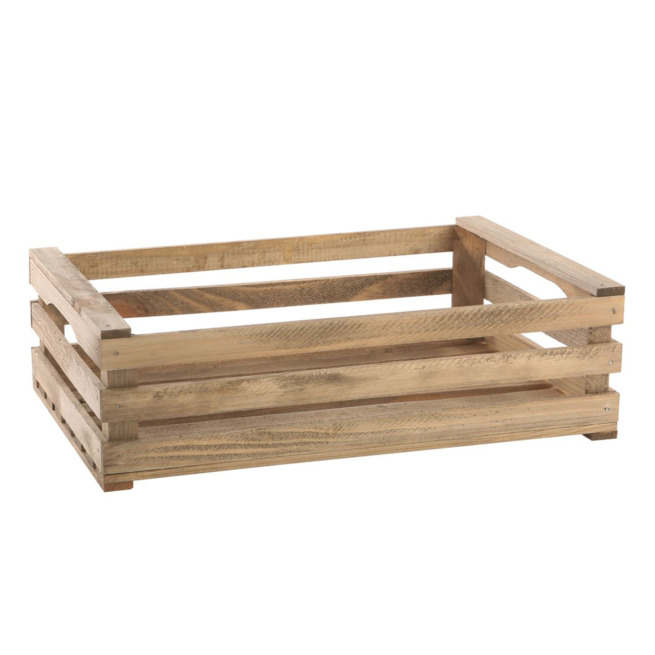 Picture of Ds à 12 houten krat 35x23x10,5 cm antiek beits