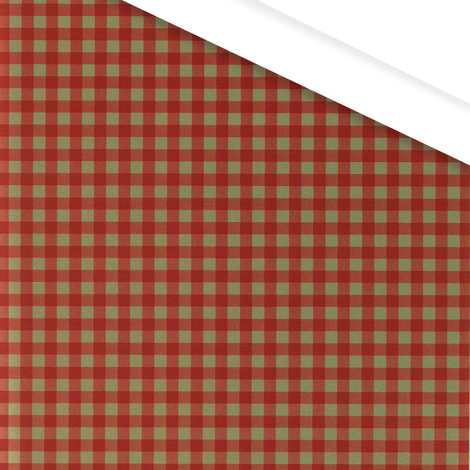 Picture of Rol kadopapier 50 cm 100 mtr rood/goud geruit