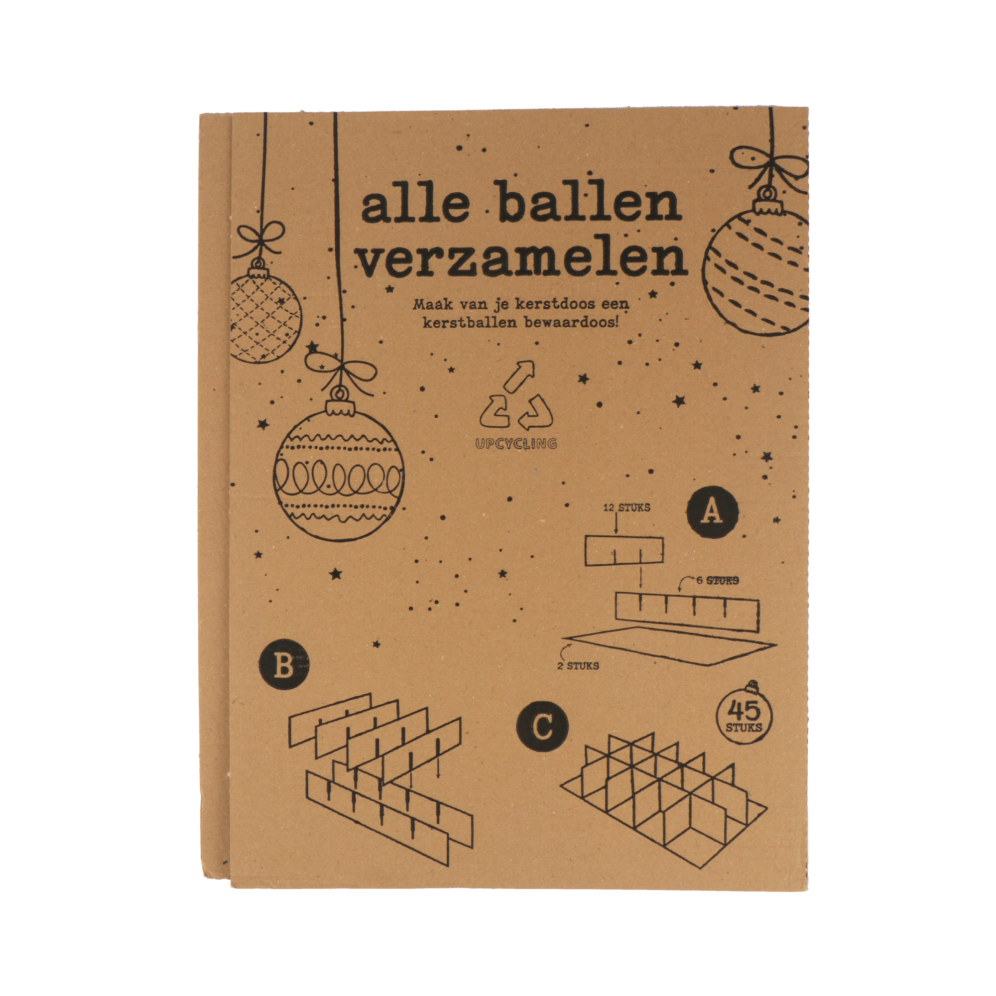 Picture of kerstballen Interieur bruin