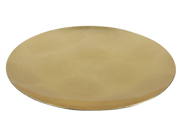 Afbeelding van Kunststof onderbord 47 cm goud 
