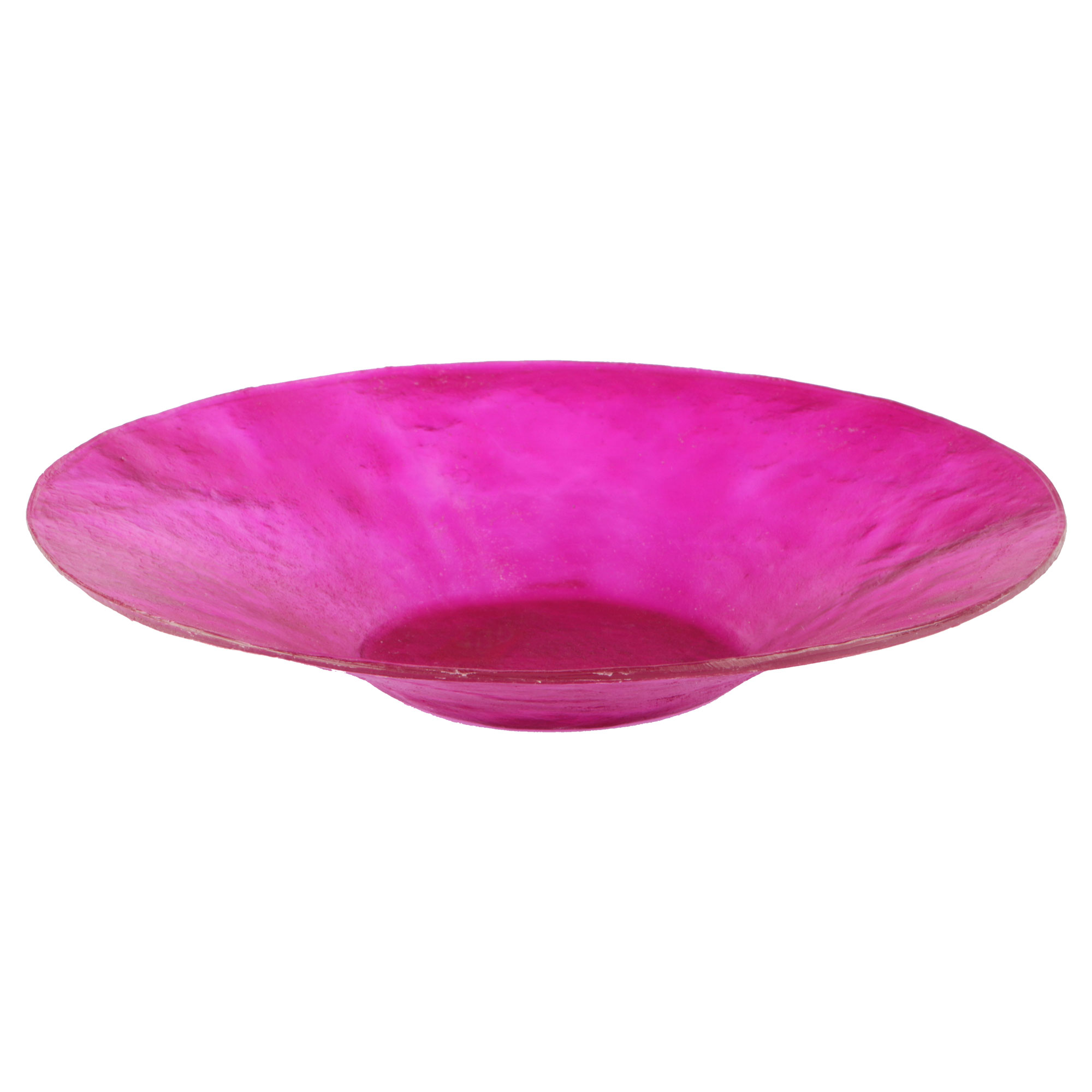 Afbeelding van Kunststof schaal ør33x6 cm fuchsia