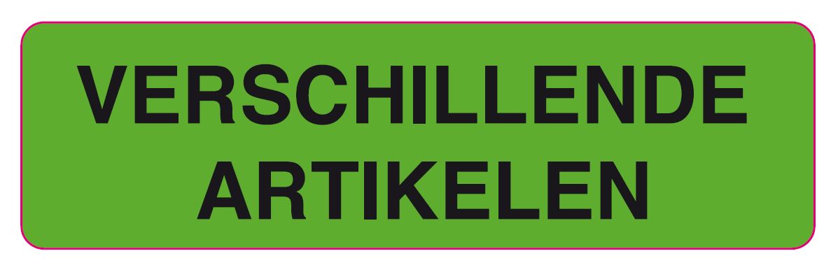 Picture of Ds à 250 etiket 7x2 cm Verschillende artikelen