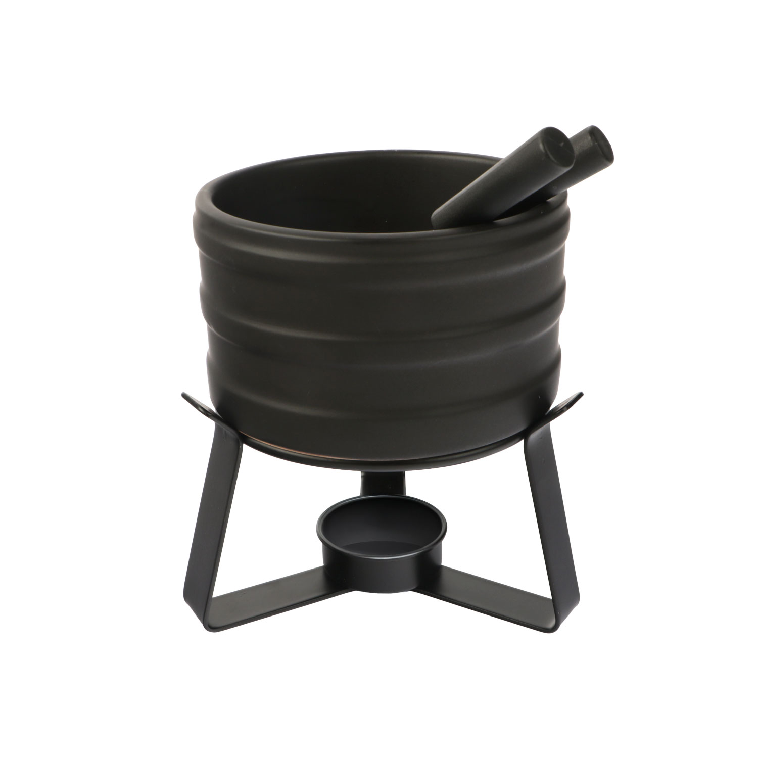 Picture of Fondueset + 2 forks matt black