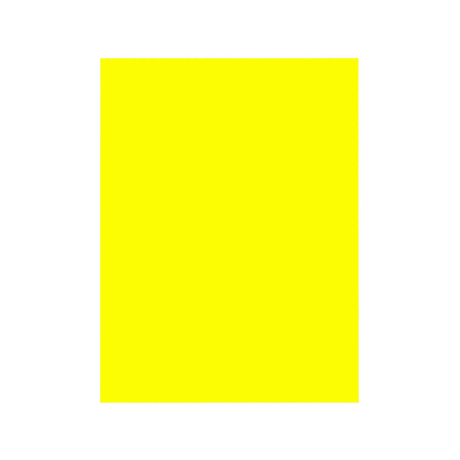 Afbeelding van Pak à 25 vel etalagekarton fluor geel 48x68 cm 380 grams 17 