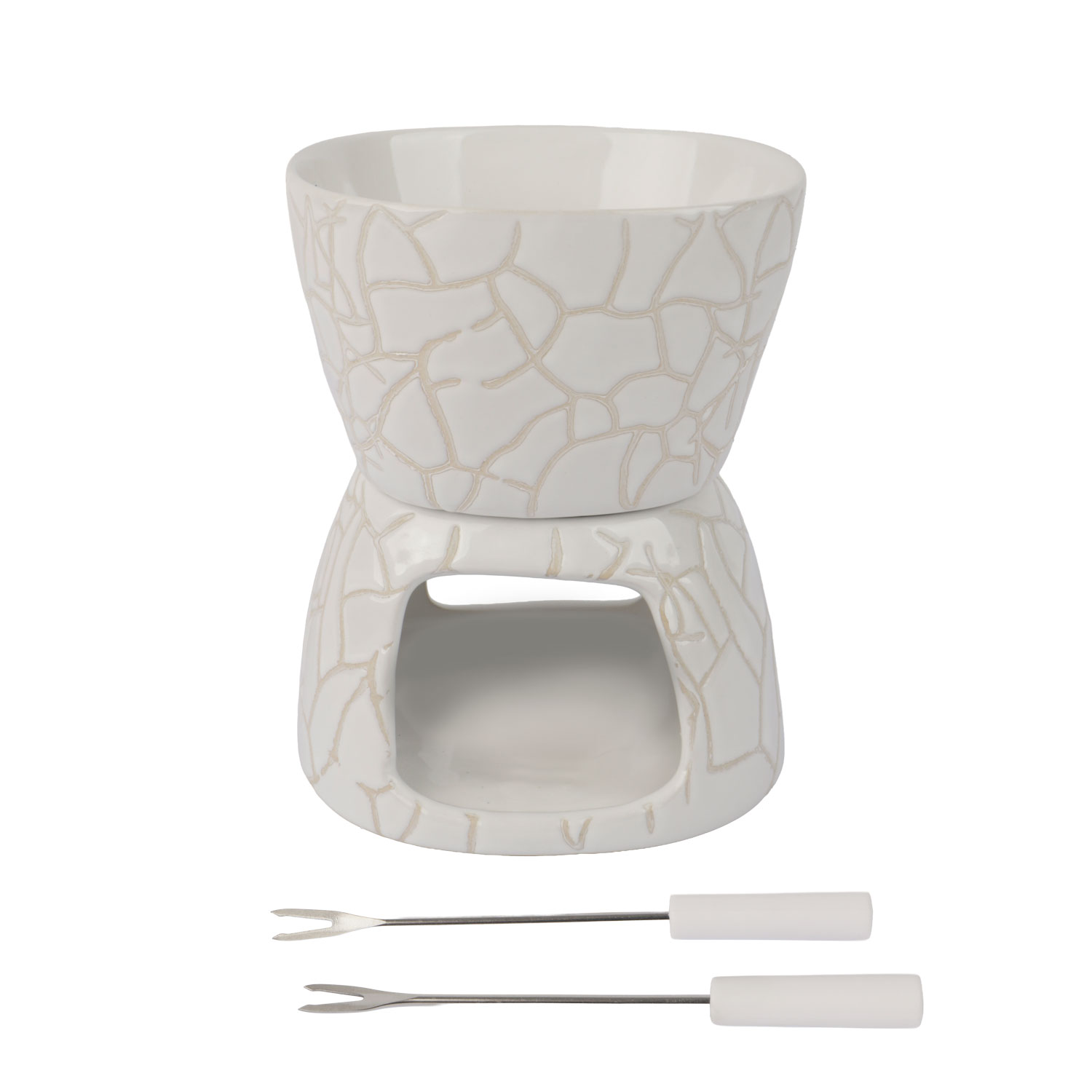 Picture of Fondueset + 2 forks white
