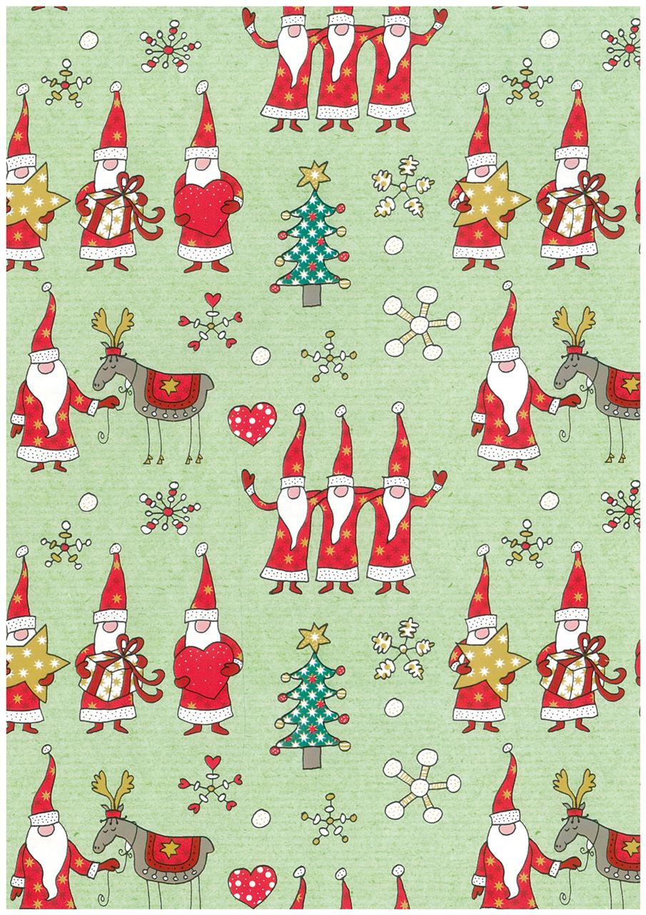 20x kerstmis kadopapier rollen 2,5 x 0,7 meter voor kinderen | Kerst -outfit.nl