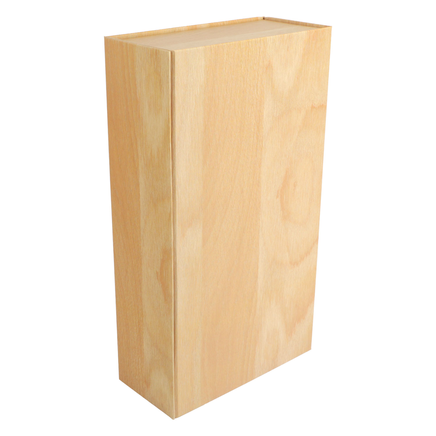 Picture of Shrink à 10 magnetboxes 2 bottle, woodprint