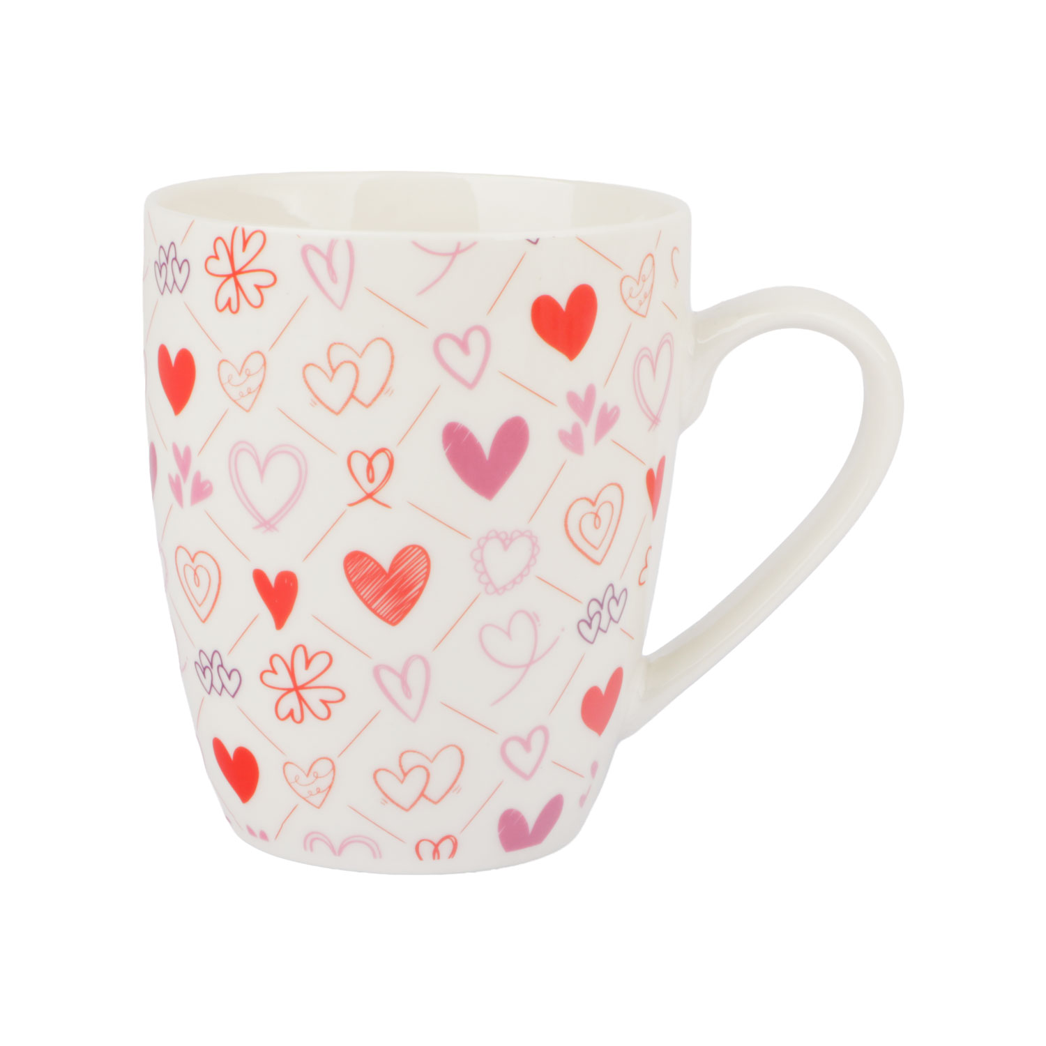 Picture of Mok 350 ml 8,5x10,1 cm hartjesmix