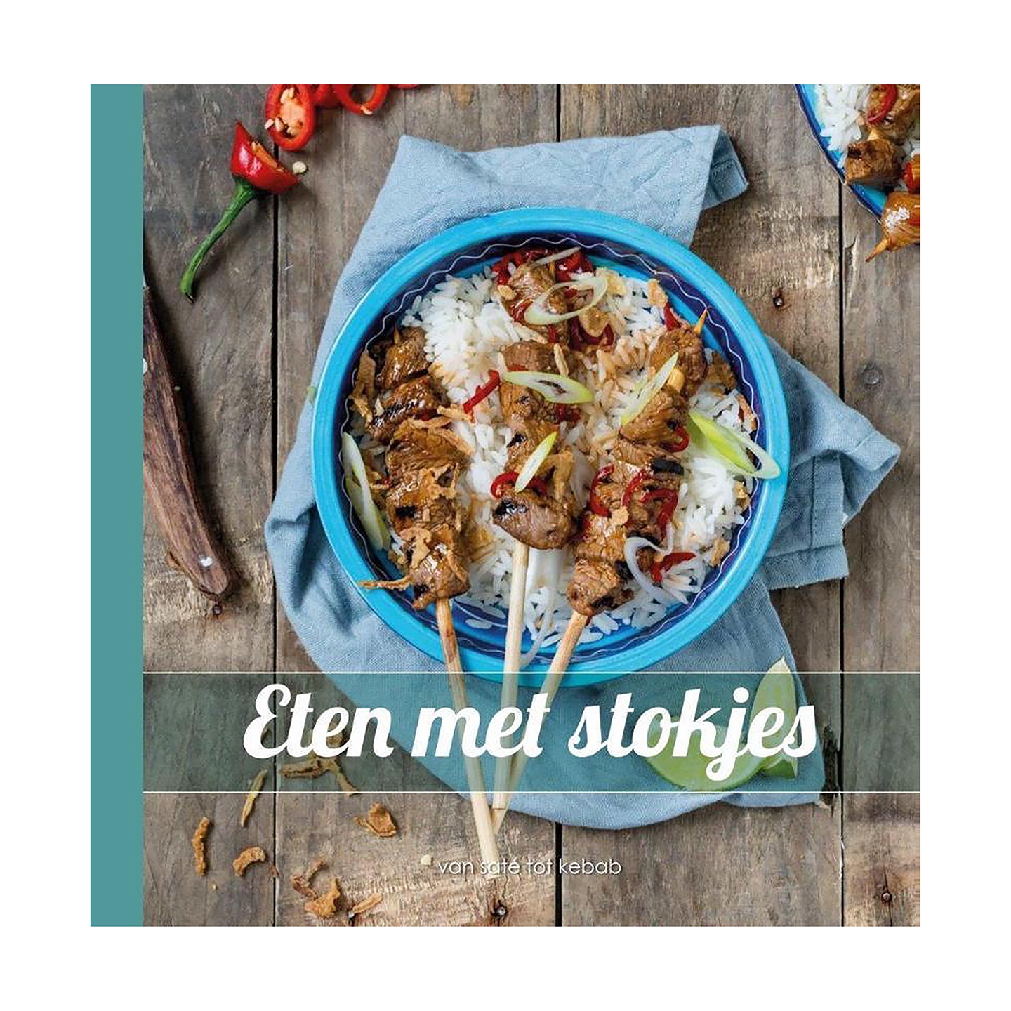 Picture of Boekje 20x20 cm 92 blz Eten met stokjes (uc)