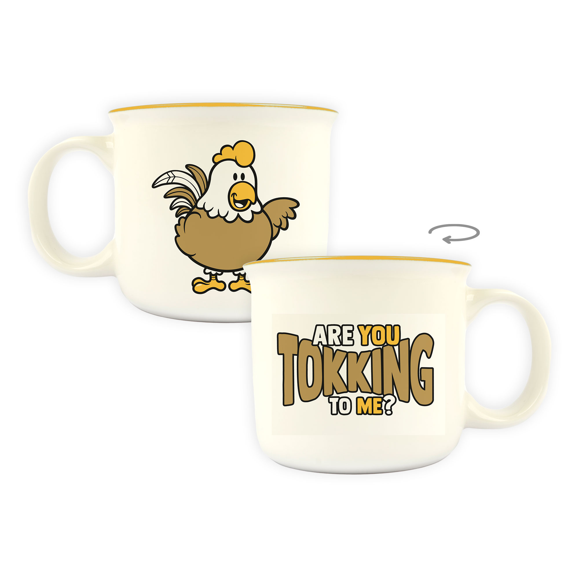 Picture of Mok 350 ml 10,8x9,5 cm Are you Tokking to me? 