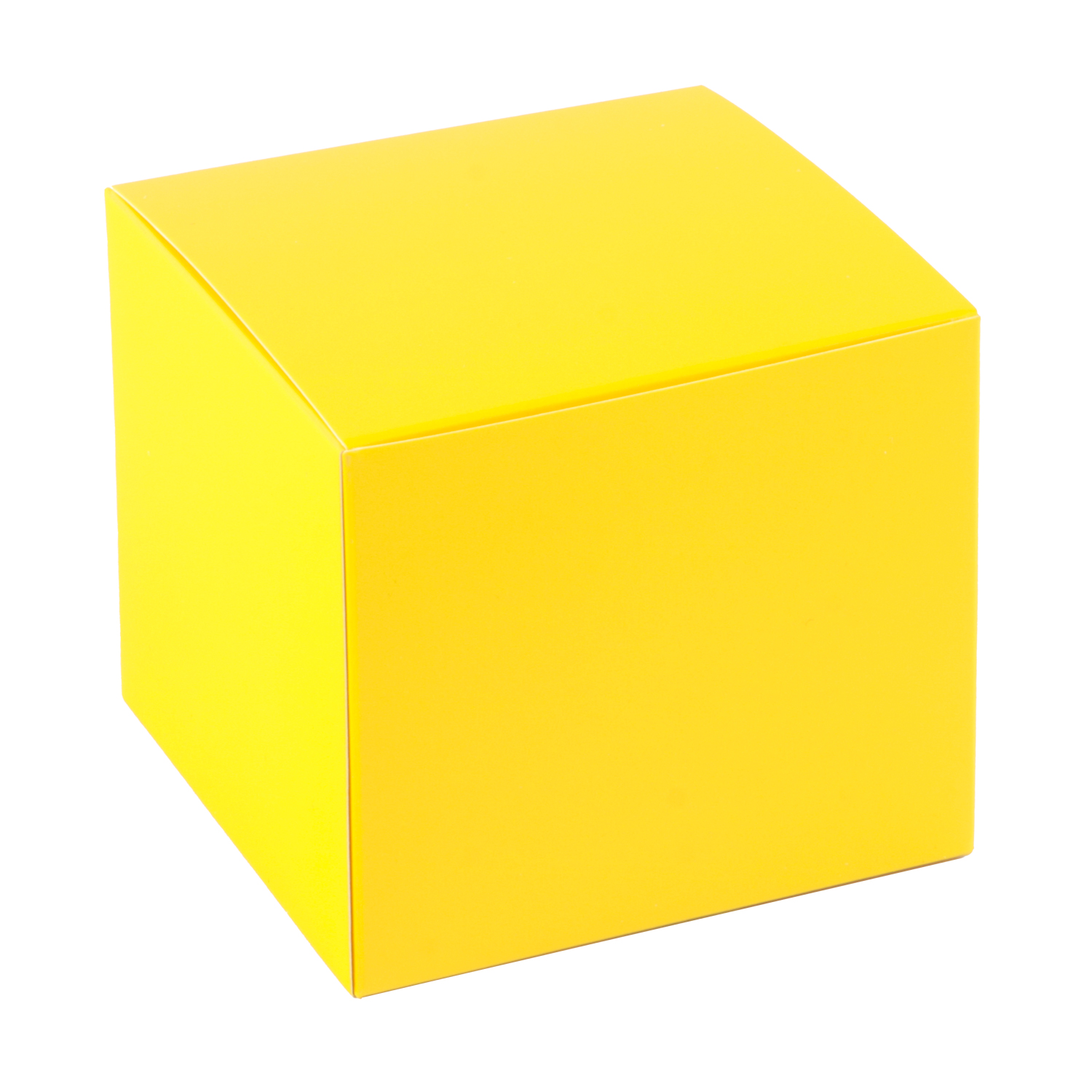 Picture of Ds à 50 kubus klepdoosje 500 gram mat geel