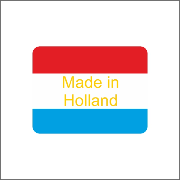 Picture of Ds à 500 kado etiket 3,3x2,5 cm Made in Holland 