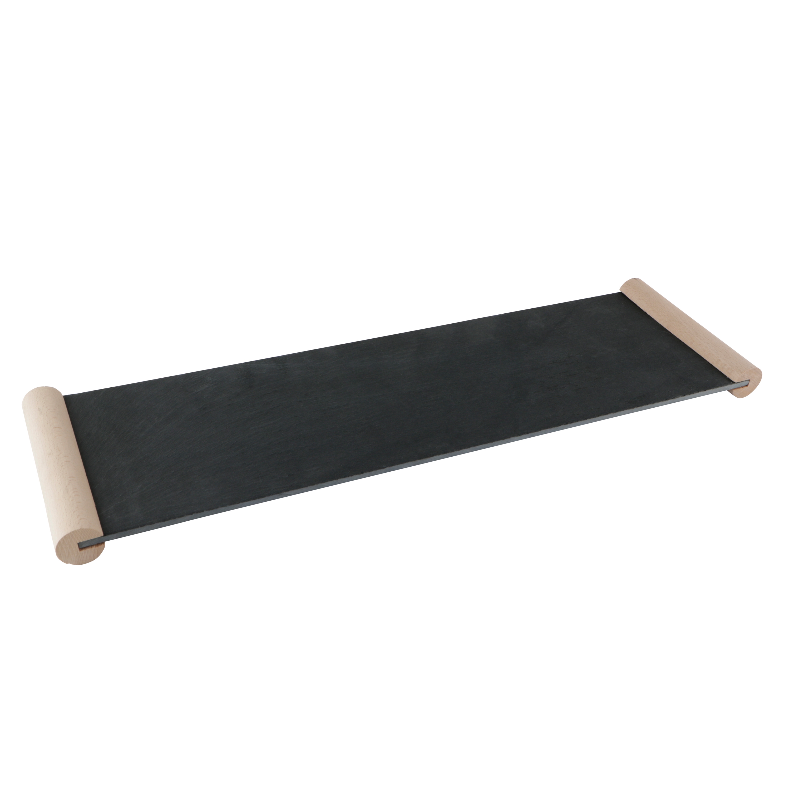 Picture of Leisteen serveertray 50x15x2,5 cm met houten grepen 