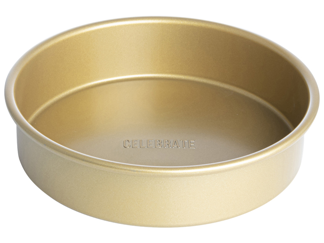 Picture of Bakvorm rond 22x5,2 cm goud  (ucl)