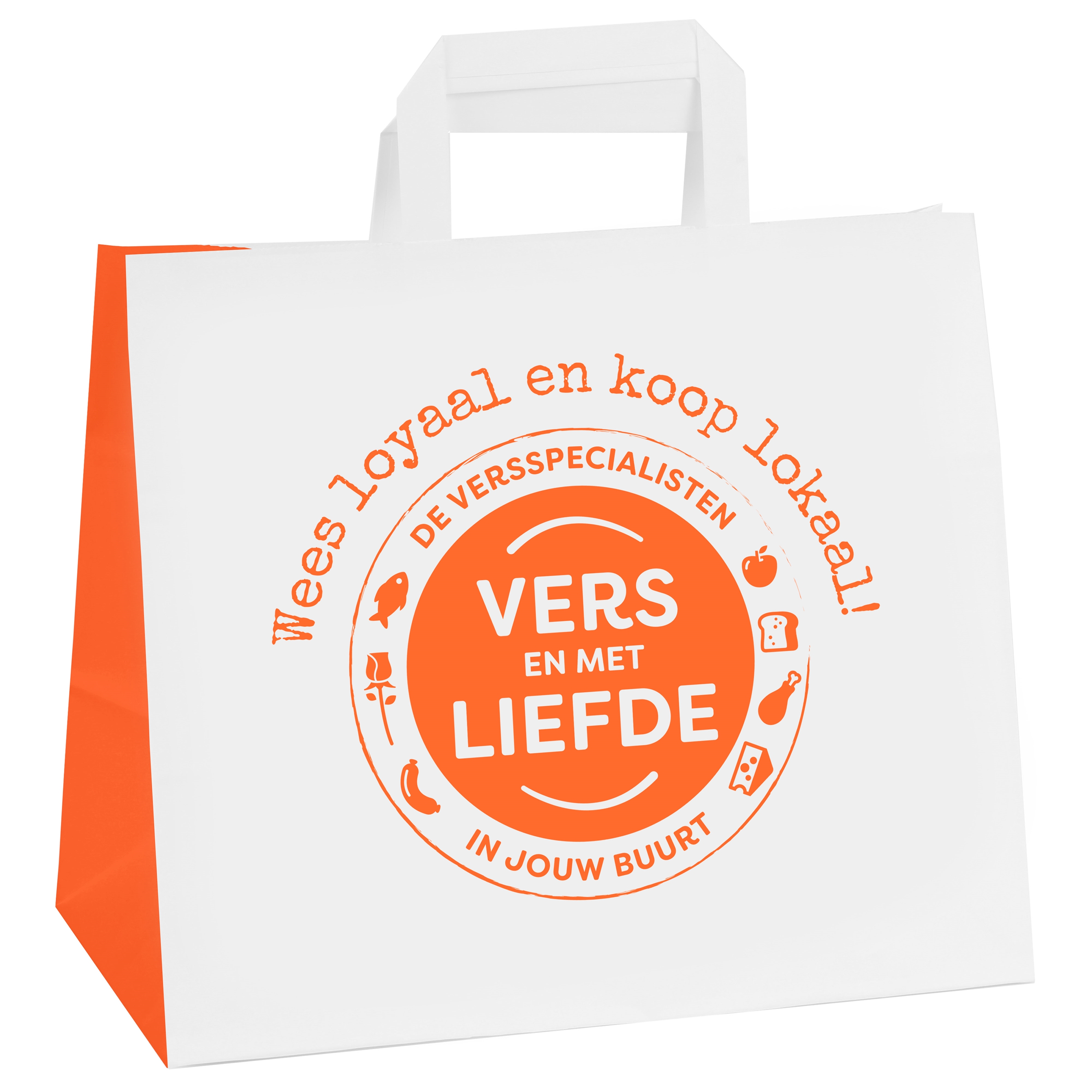 Picture of Ds à 250 papieren tas "Wees Loyaal koop