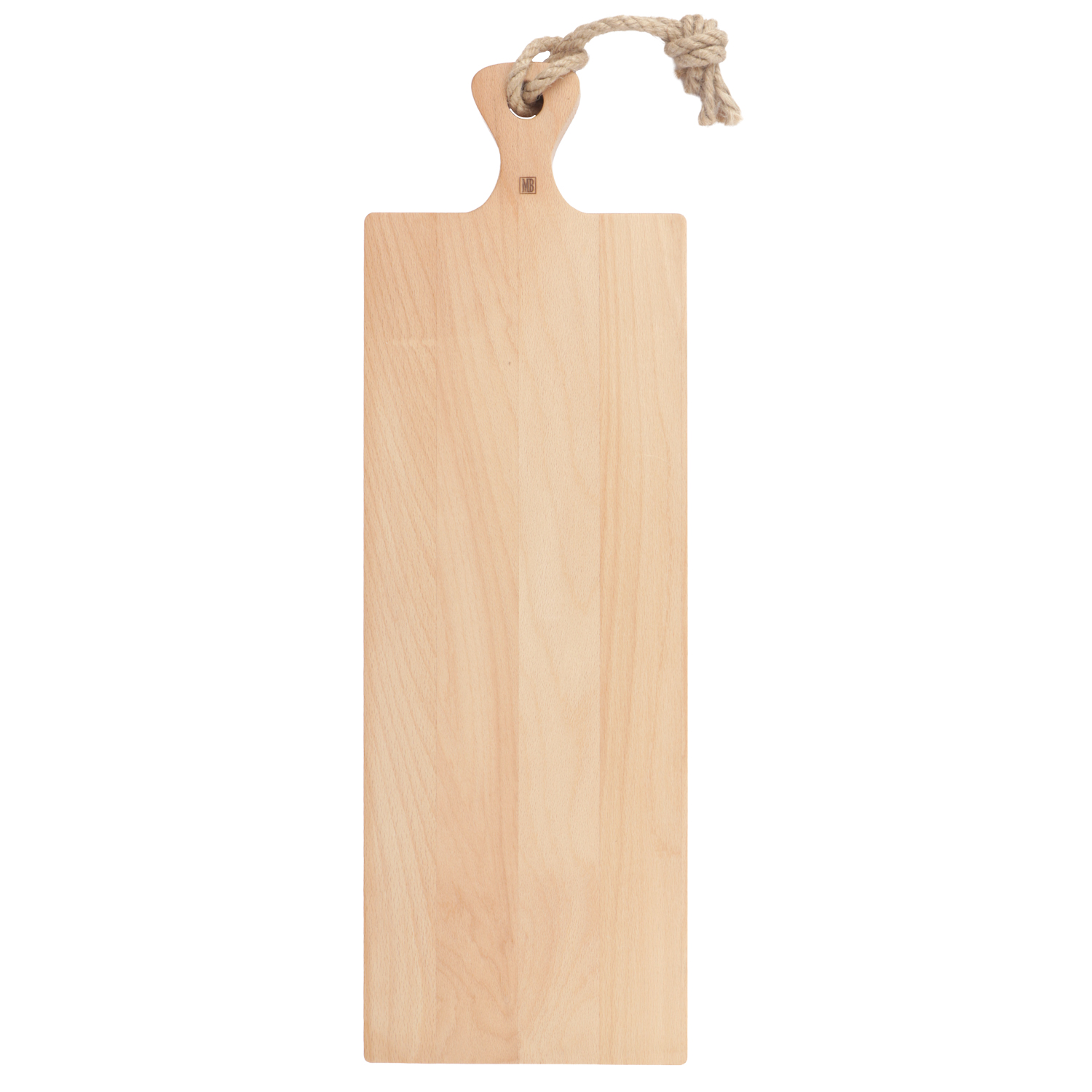 Picture of Beech board 59x20x1.9 cm with handle and rope