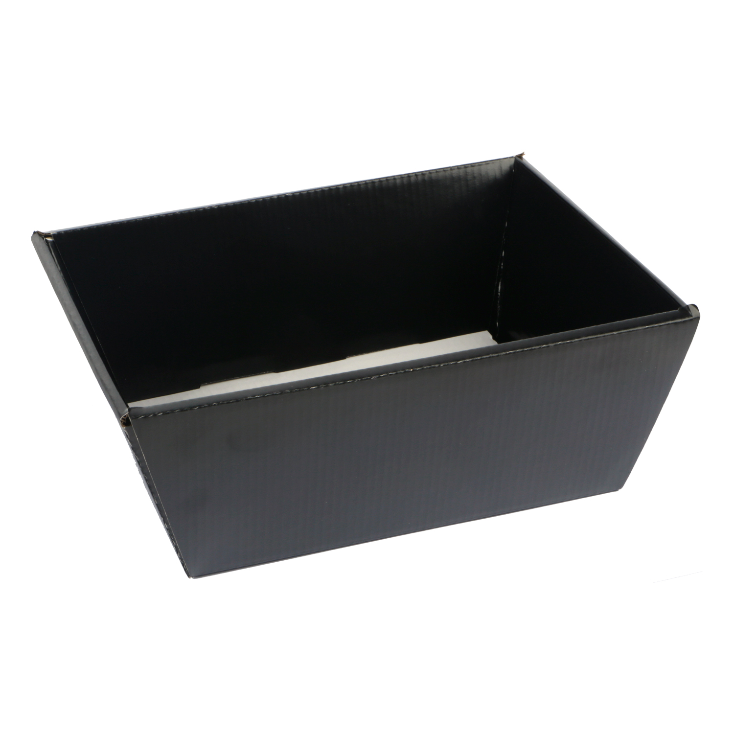 Afbeelding van Pak à 10 kartonnen mand 26x21x10 cm zwart