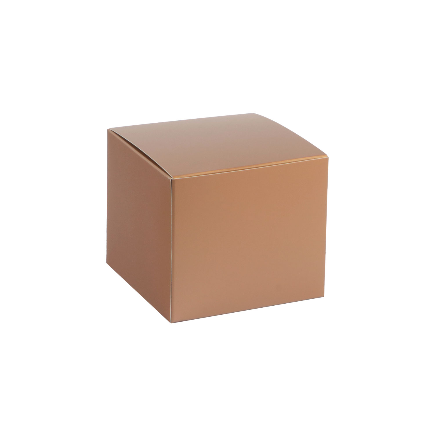 Afbeelding van Ds à 50 kubus klepdoosje 375 gram mat brons