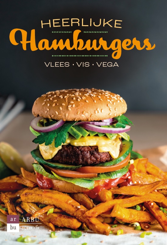 Afbeelding van Boekje 15x21 cm 48 blz Heerlijke hamburgers (uc)