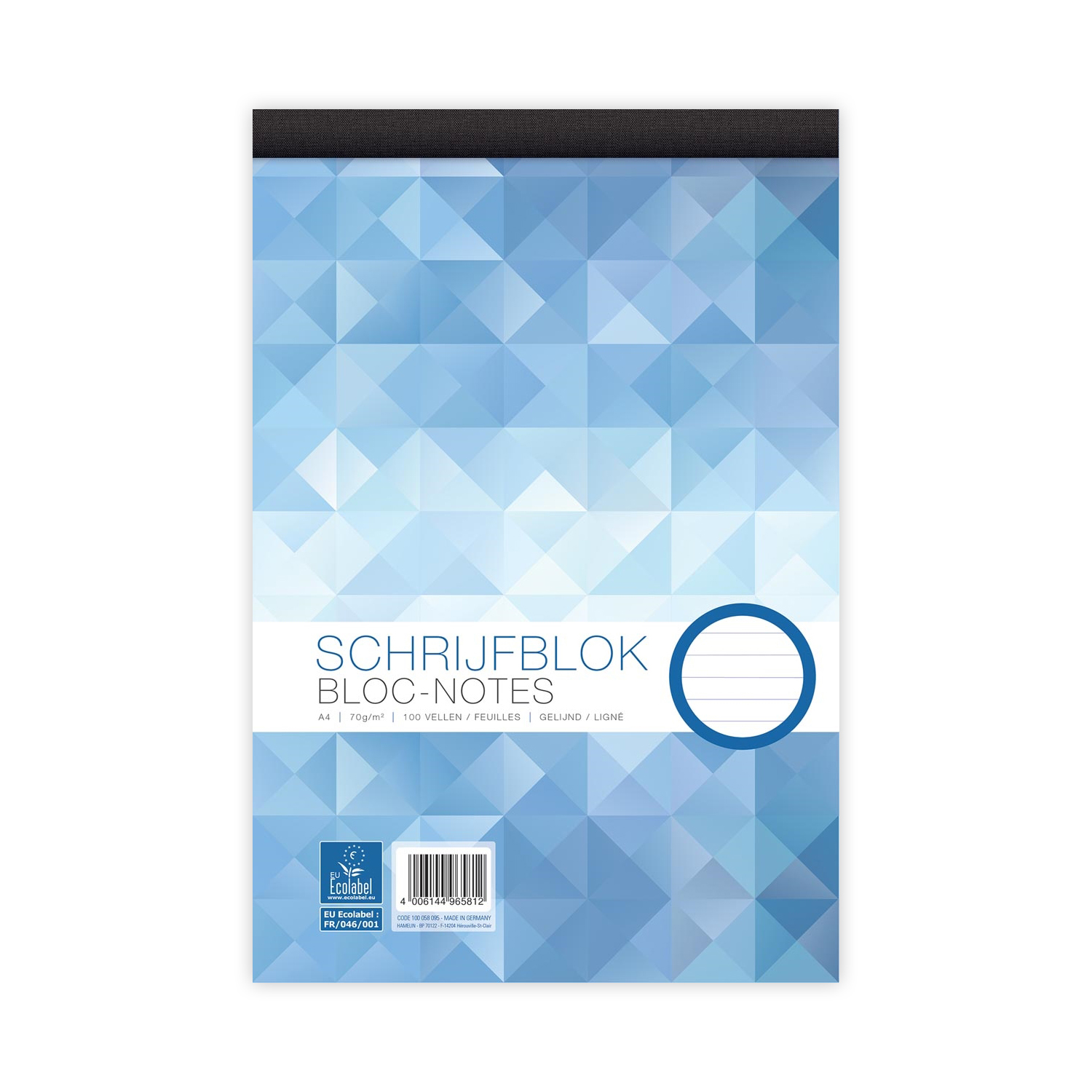 Picture of Schrijfblok A4 21x29,7 cm, 100 vel gelijnd