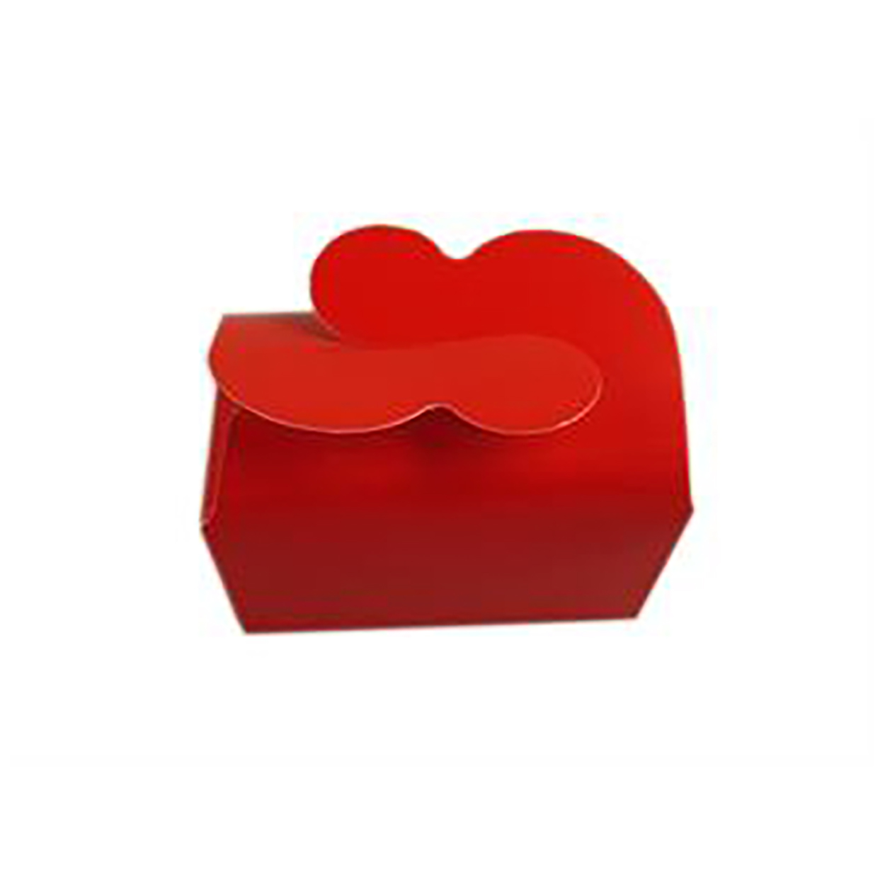 Afbeelding van Pak à 25 bonbondoos 2 bonbon rood