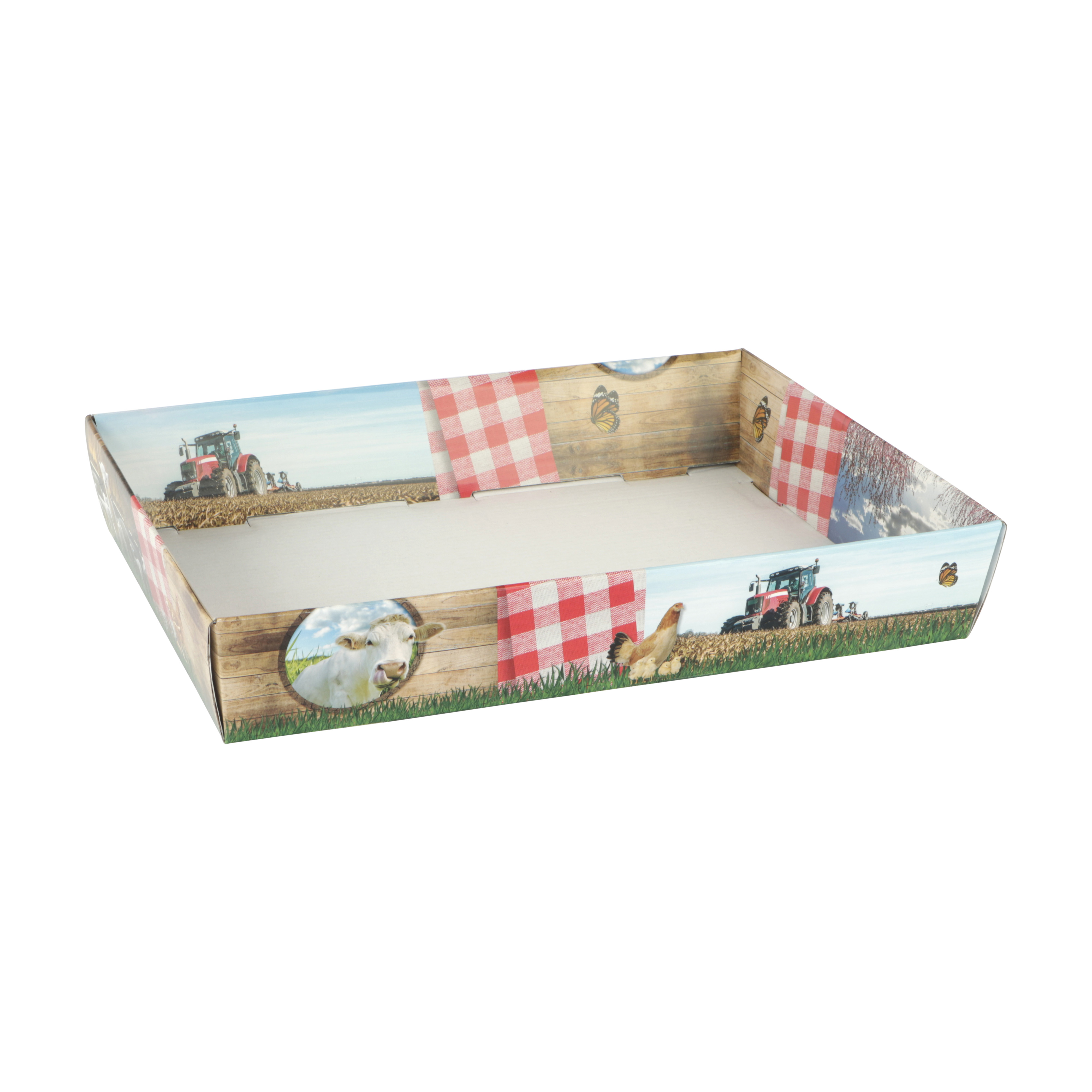 Picture of Ctn à 25 cardboard box 32.5x23x5.8 cm Farm