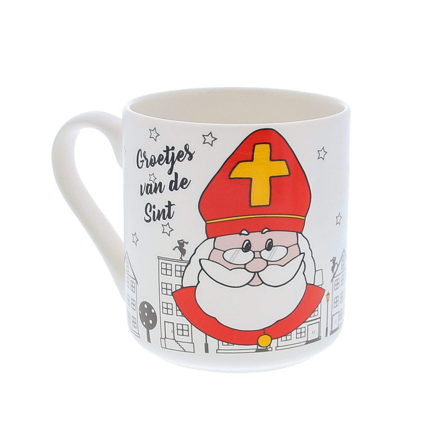 Afbeelding van Mok keramiek 325 ml Groetjes van de Sint