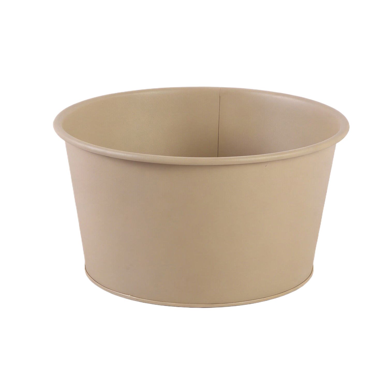 Afbeelding van Metalen bak 22,5x12,5 cm beige