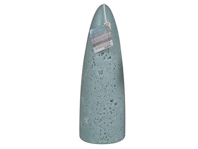Picture of Kaars konisch trend zeegroen, r7x20 cm