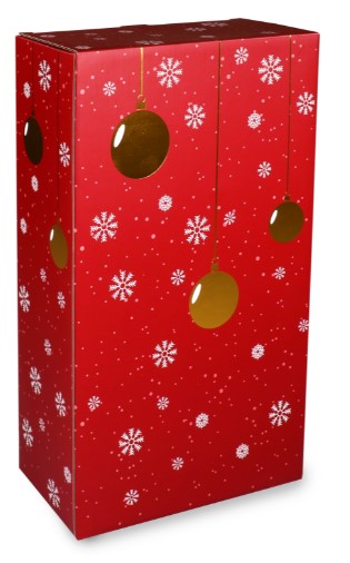 Afbeelding van Pak à 10 kokerdoos 2 fles 33x9,5x19,1 cm wonderful time