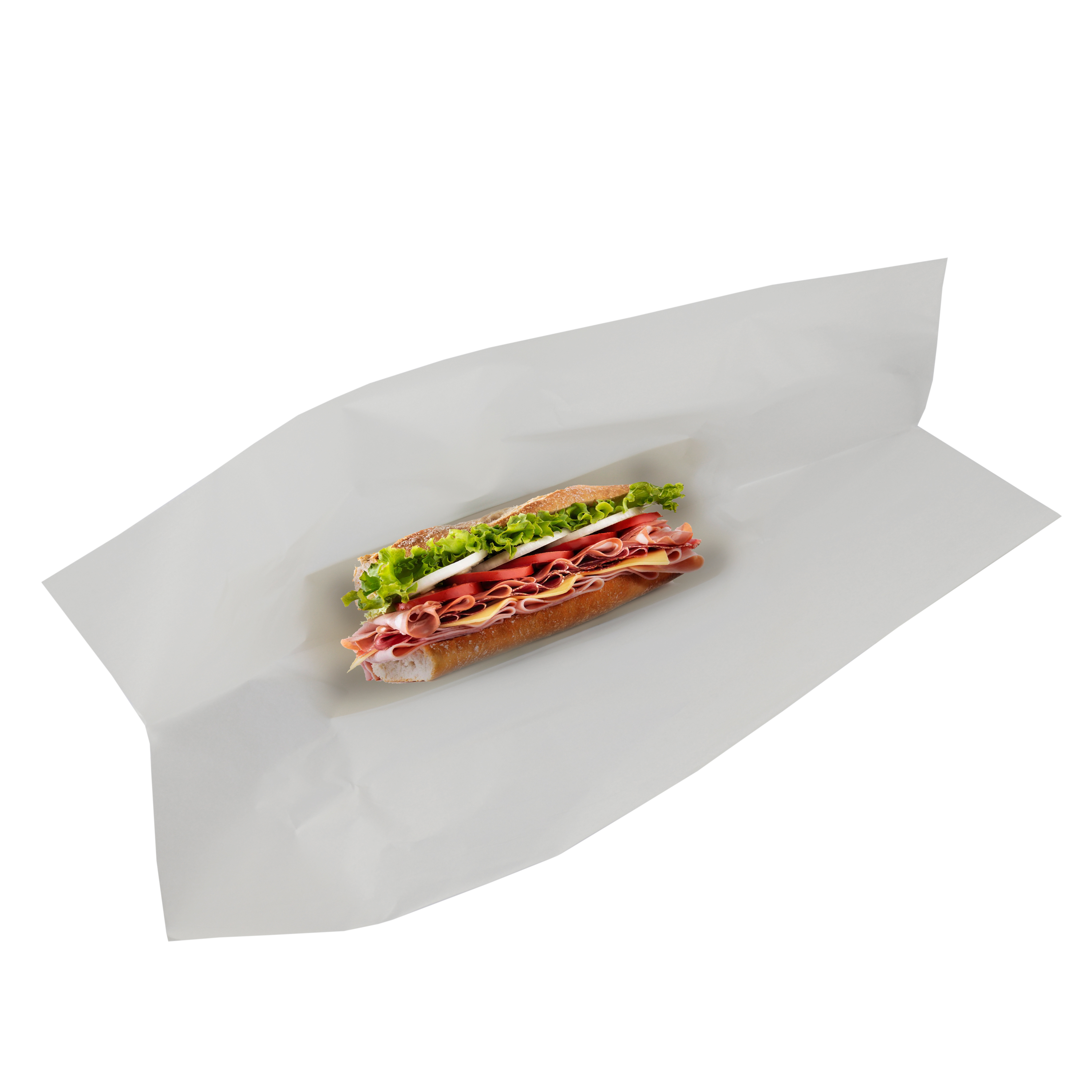 Afbeelding van Ds à 1000 baquettebak met wit papier 25x8 cm (uc)