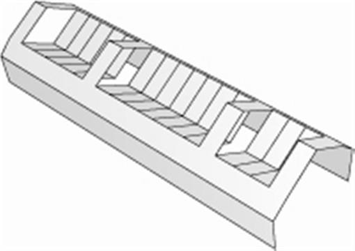 Picture of Ds à 50 variabel interieur wit voor geschenkkarton 1,2 en 3  fles (uc)