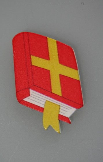 Picture of Ds à 100 houten plakker 3,5 cm boek van Sinterklaas