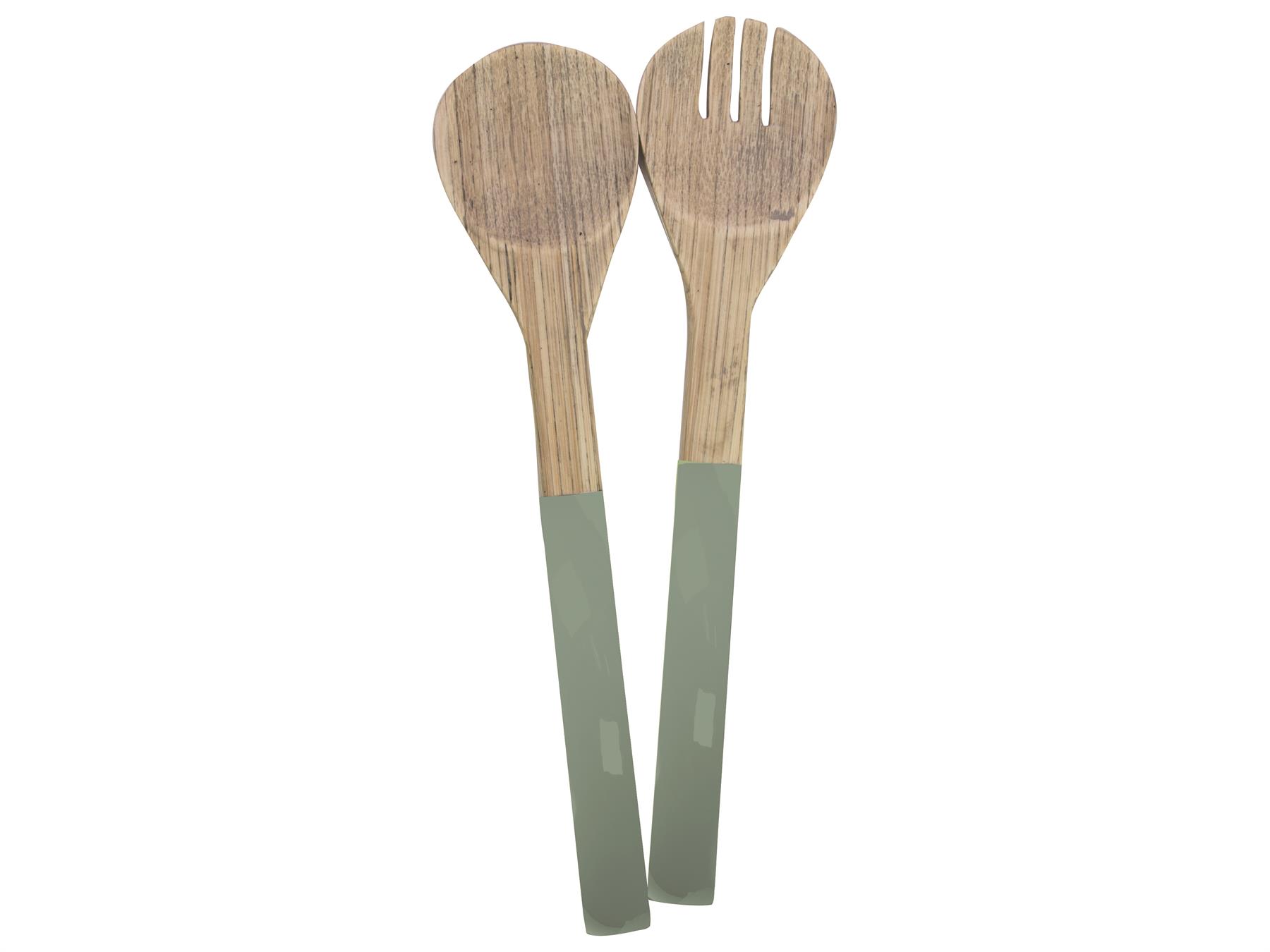 Afbeelding van Bamboe salade couvert 30 cm groen