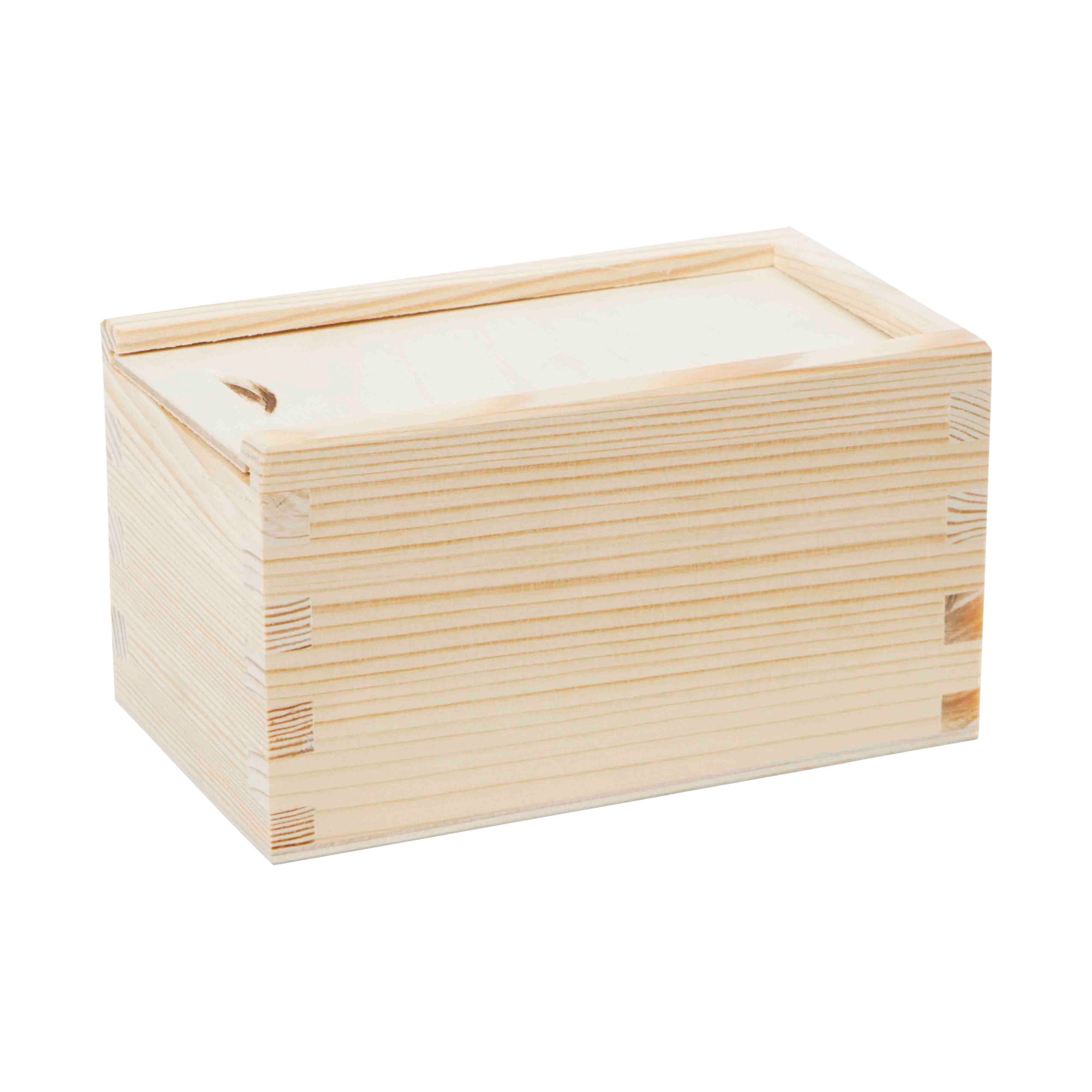 Afbeelding van Mini kistje 130x65x65 mm. met schuifdeksel (uc)