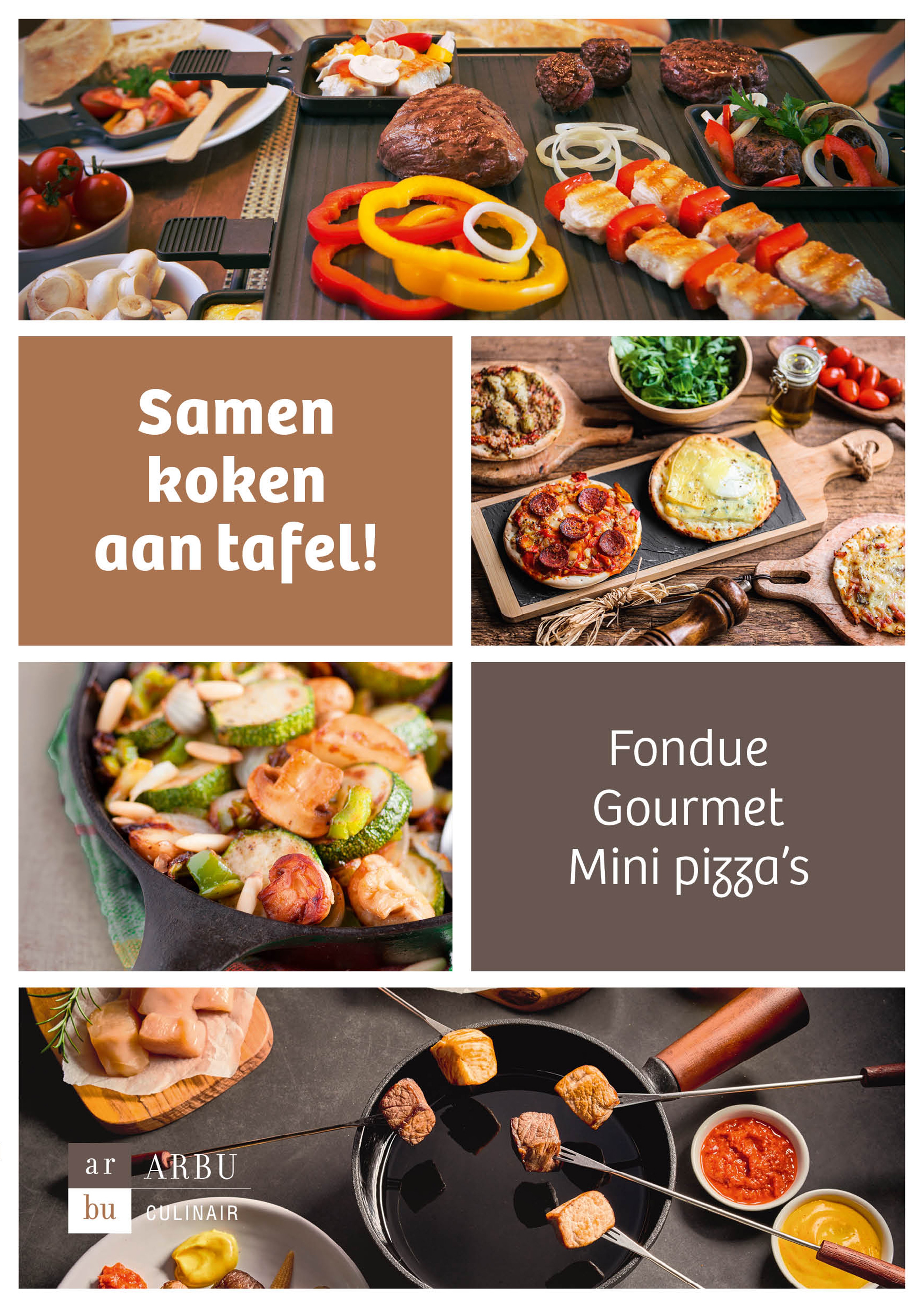 Afbeelding van Boekje 15x21 cm 48 blz Samen koken aan tafel!