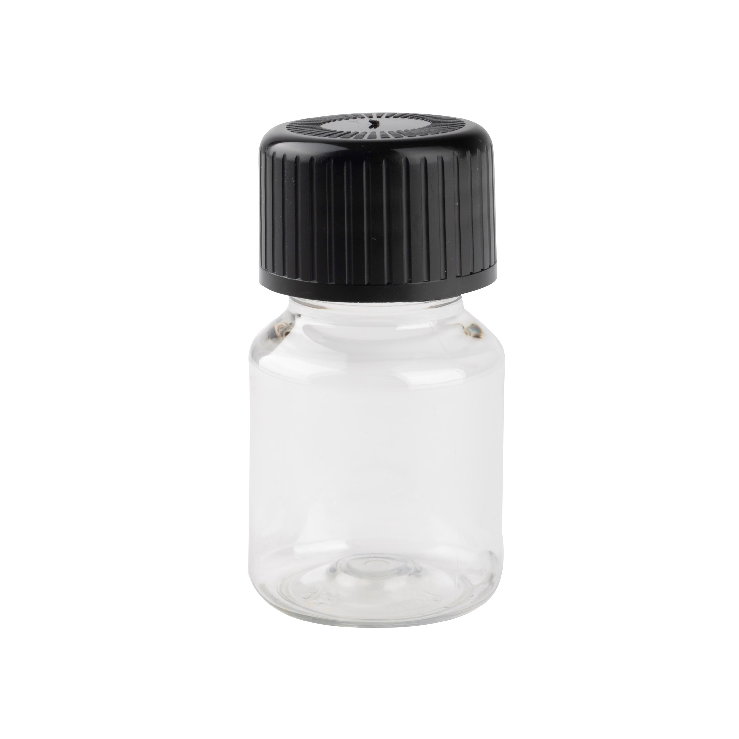 Picture of Ds à 418 pet fles 30 cc helder + zwarte dop (uc)