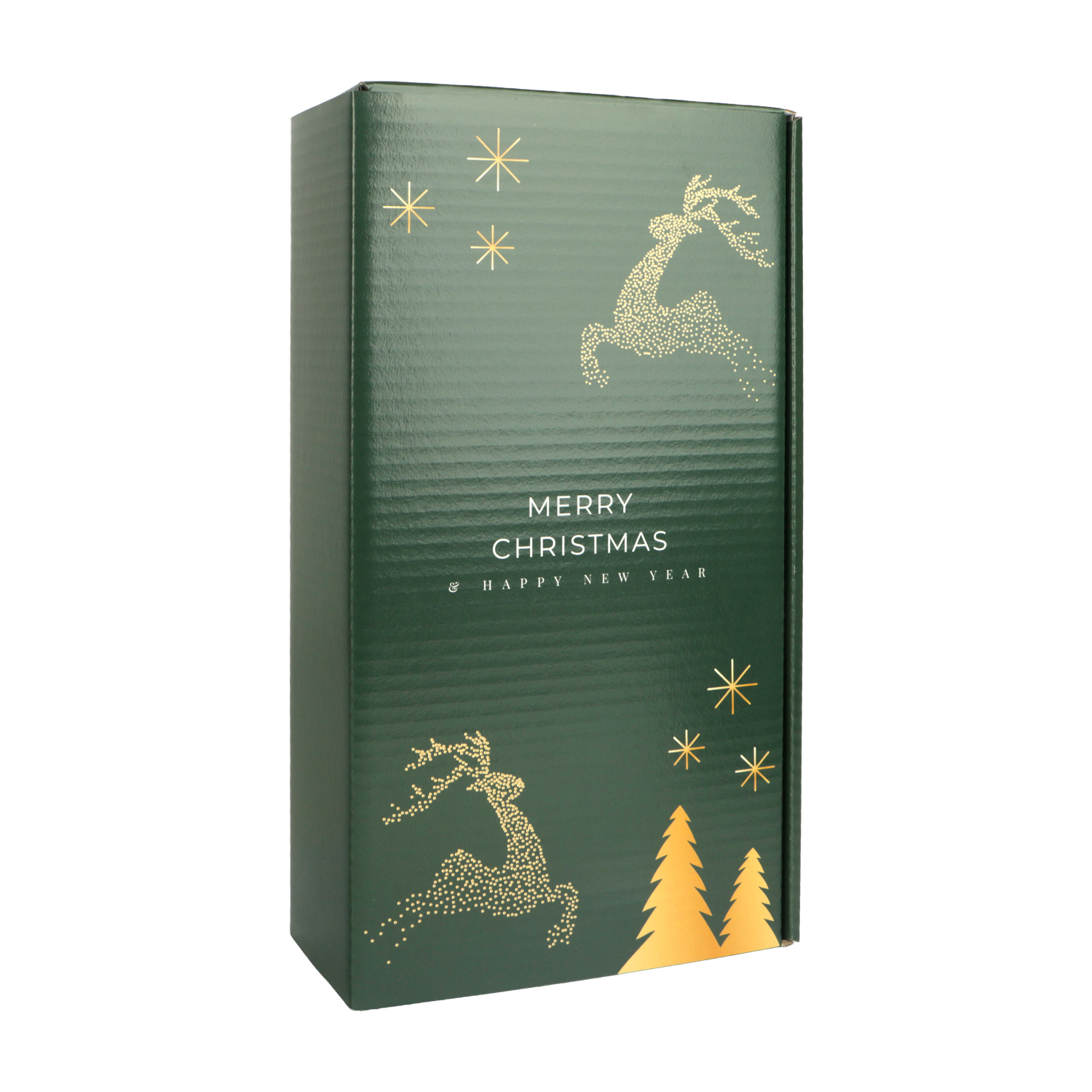 Afbeelding van Ds à 25 geschenkdoos 2 fles 36x18,5x9 cm Rendier