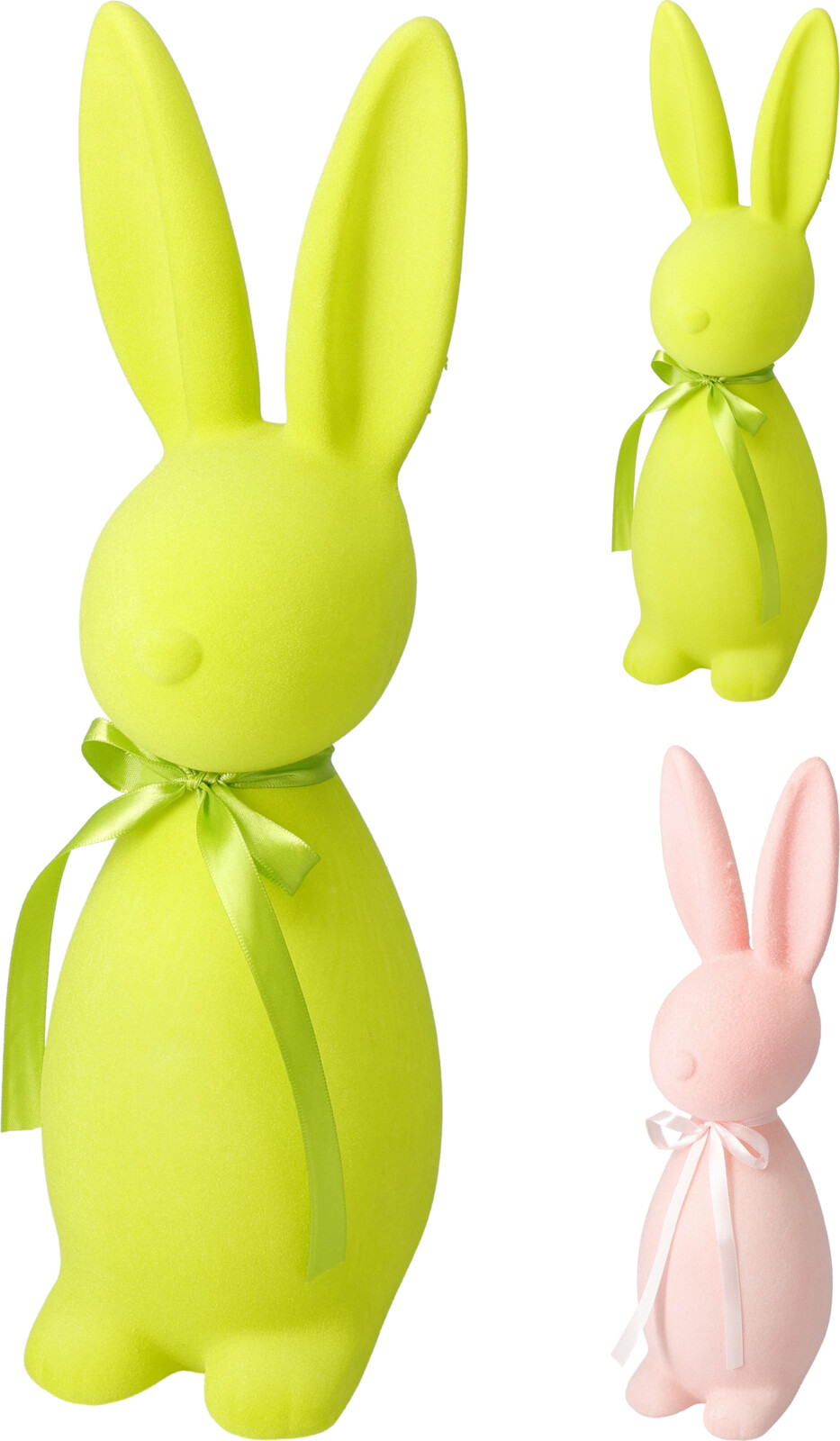 Afbeelding van Haas zacht fluweel textiel staand 60 cm assorti