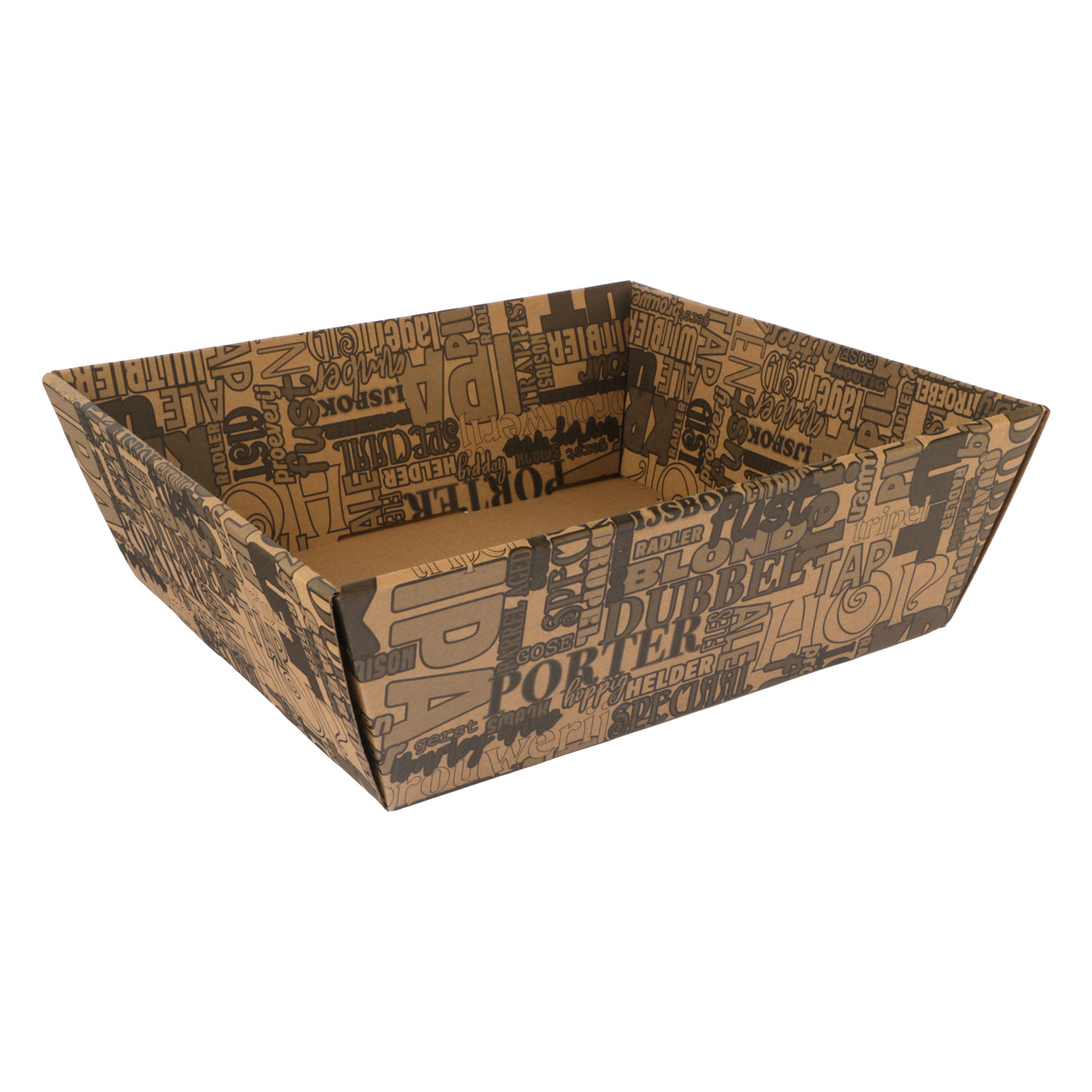 Afbeelding van Pak à 10 kartonnen biermand 31x29x10 cm
