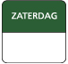 Afbeelding van Ds à 500 coderingsetiket Zaterdag 2,5x2,5 cm (uc)