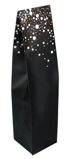 Afbeelding van Pak à 25 fleszak breed Party spot-on zwart/zilver/goud