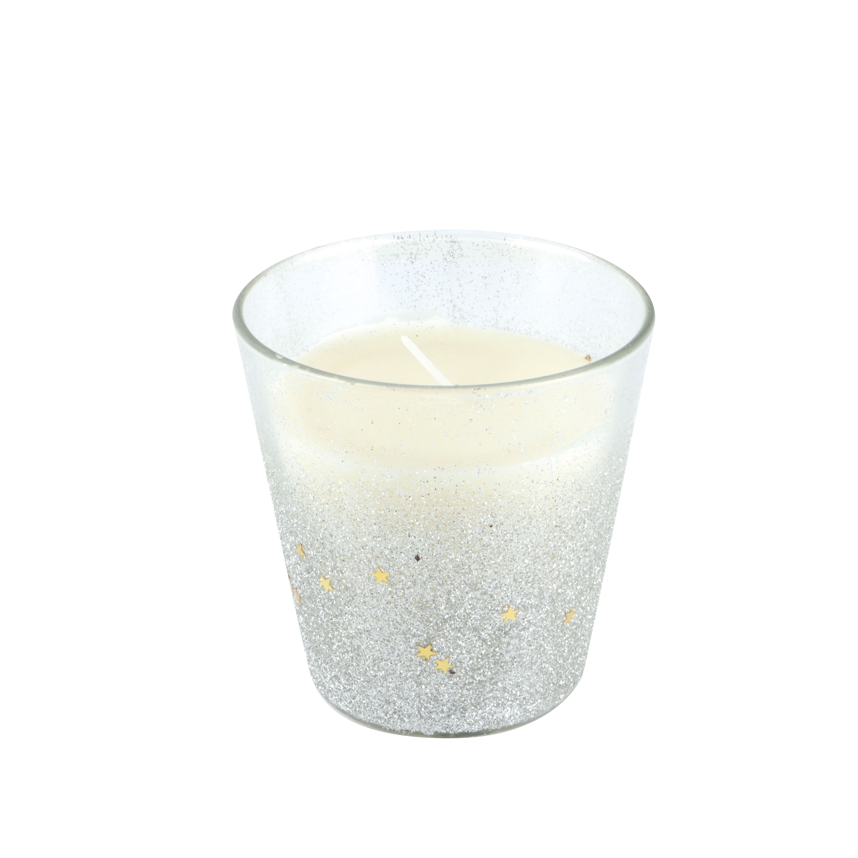 Picture of Geurkaars in glas 11 cm, zilver