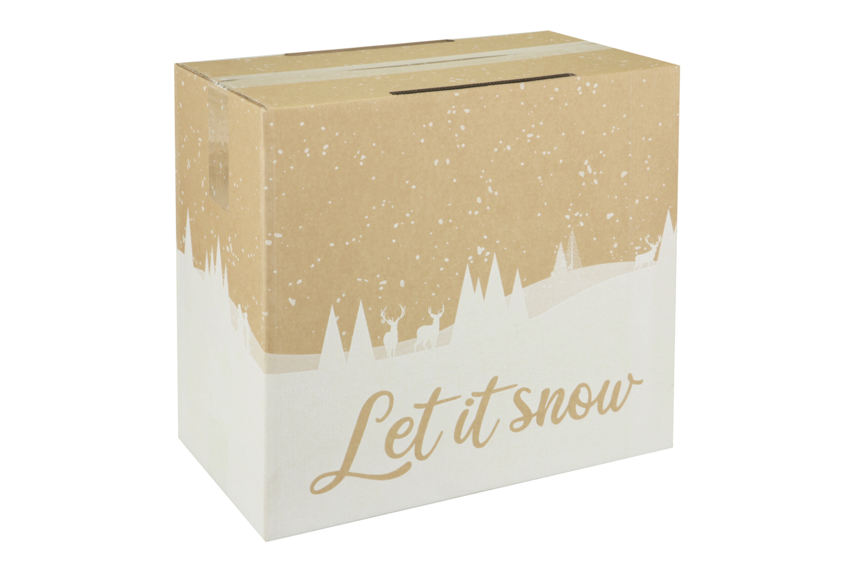 Picture of Kerstdoos Let it snow 40x22x35 cm (ucl)