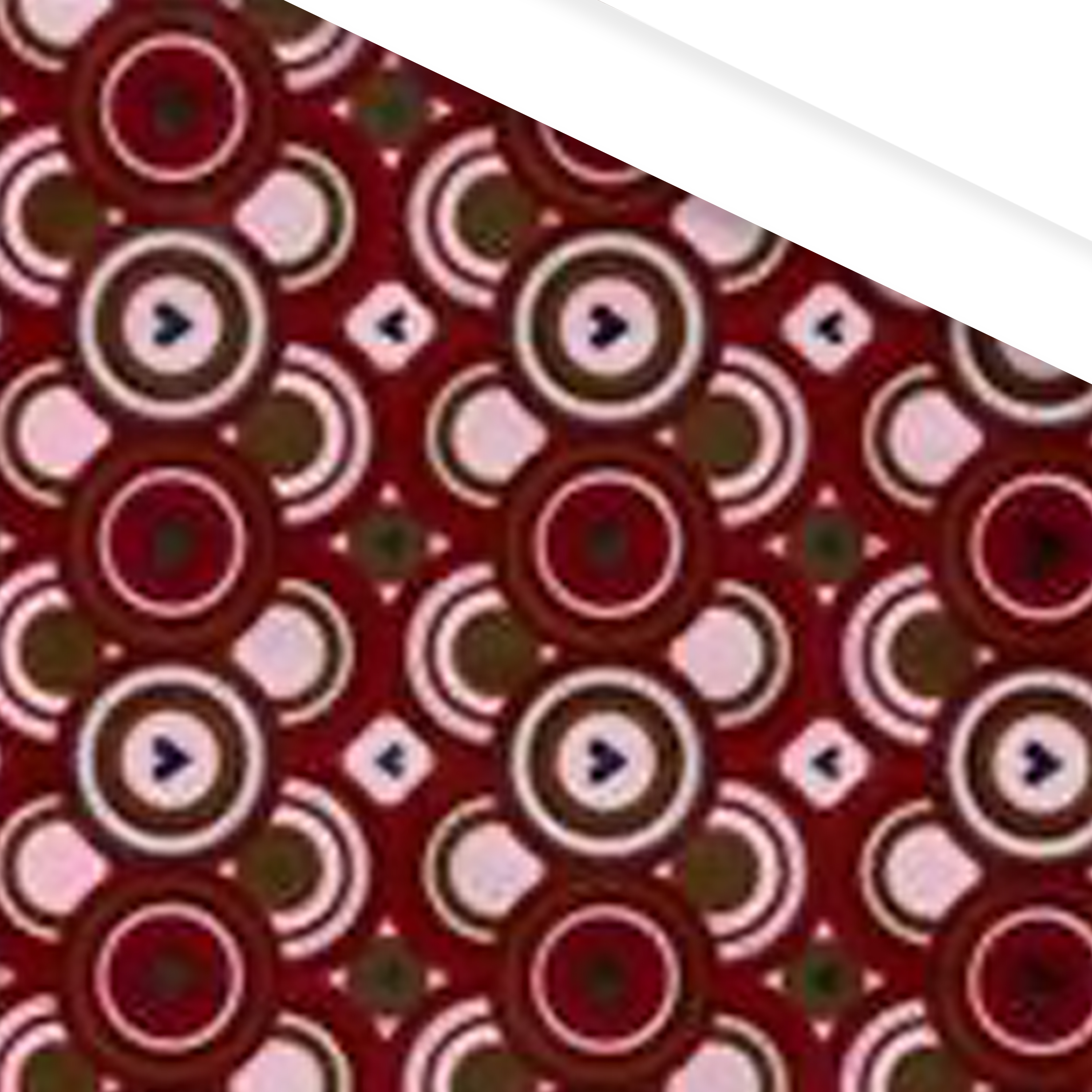 Afbeelding van Rol kadopapier 50 cm/200 mtr Valentines In Circle (uc)
